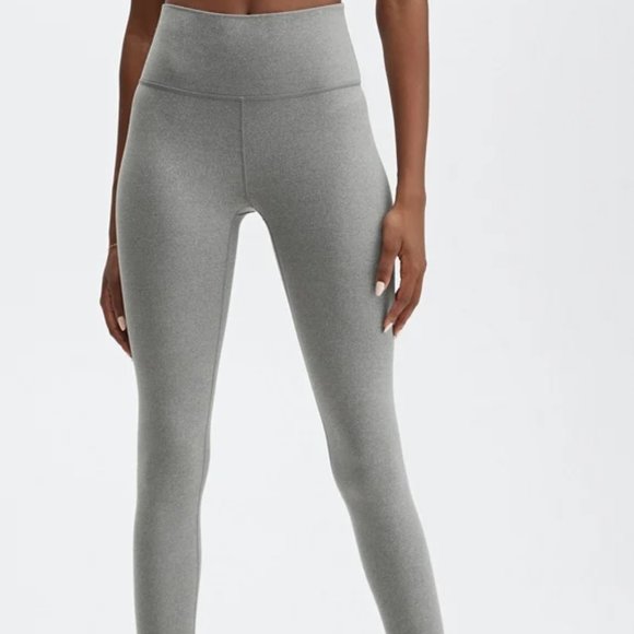 Fabletics Pants - Fabletics Define PowerHold® High-Waisted 7/8 Legging in Heather Gray